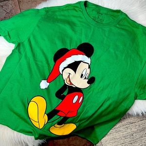DISNEY CHRISTMAS CROP TSHIRT